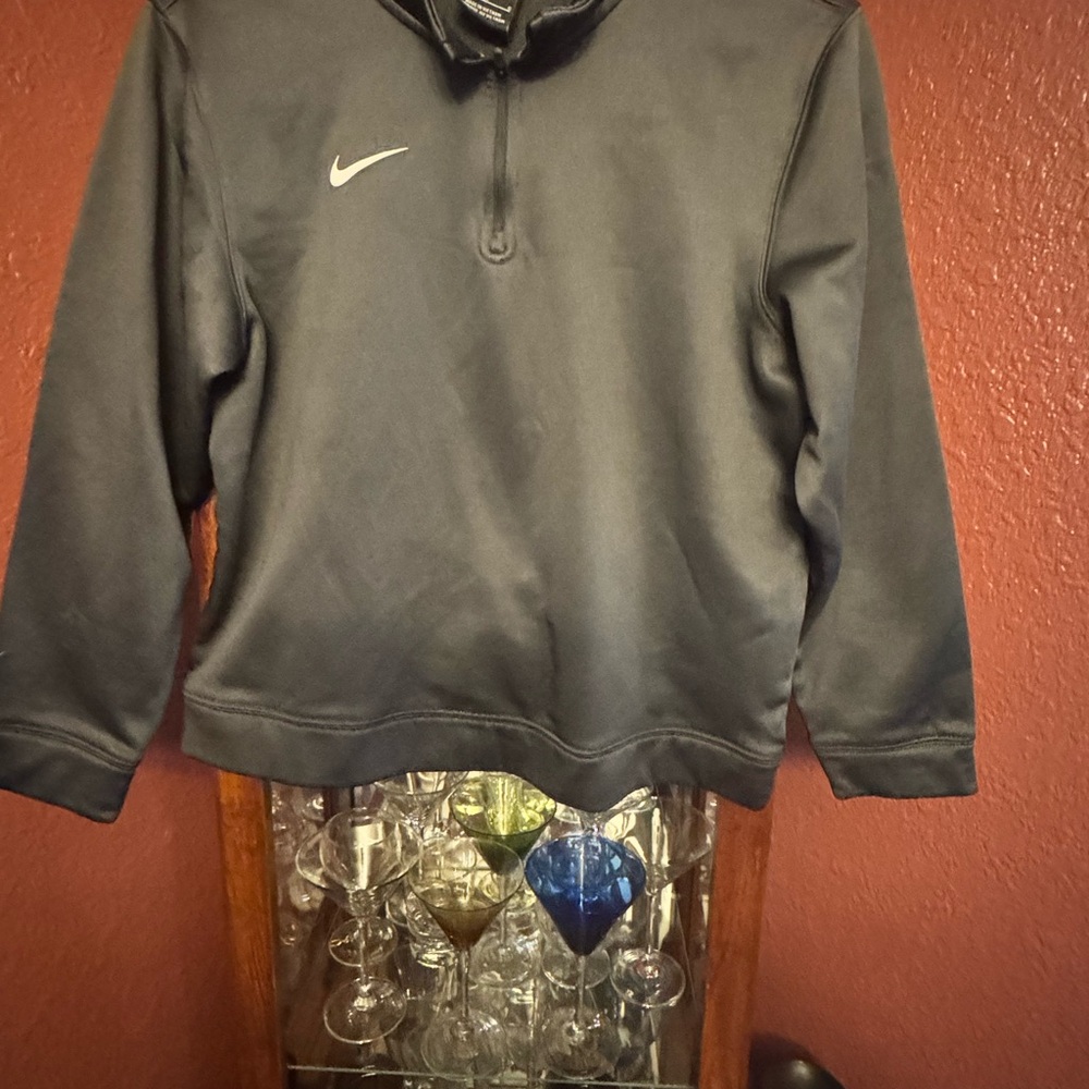 Nike Charcoal Quarter-Zip Sweatshirt
